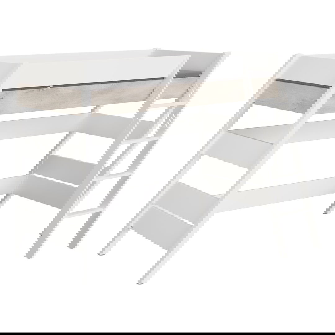 Mittelhohes Bett Kira Nautik mit Schrägleiter, 90 x 200 cm 1