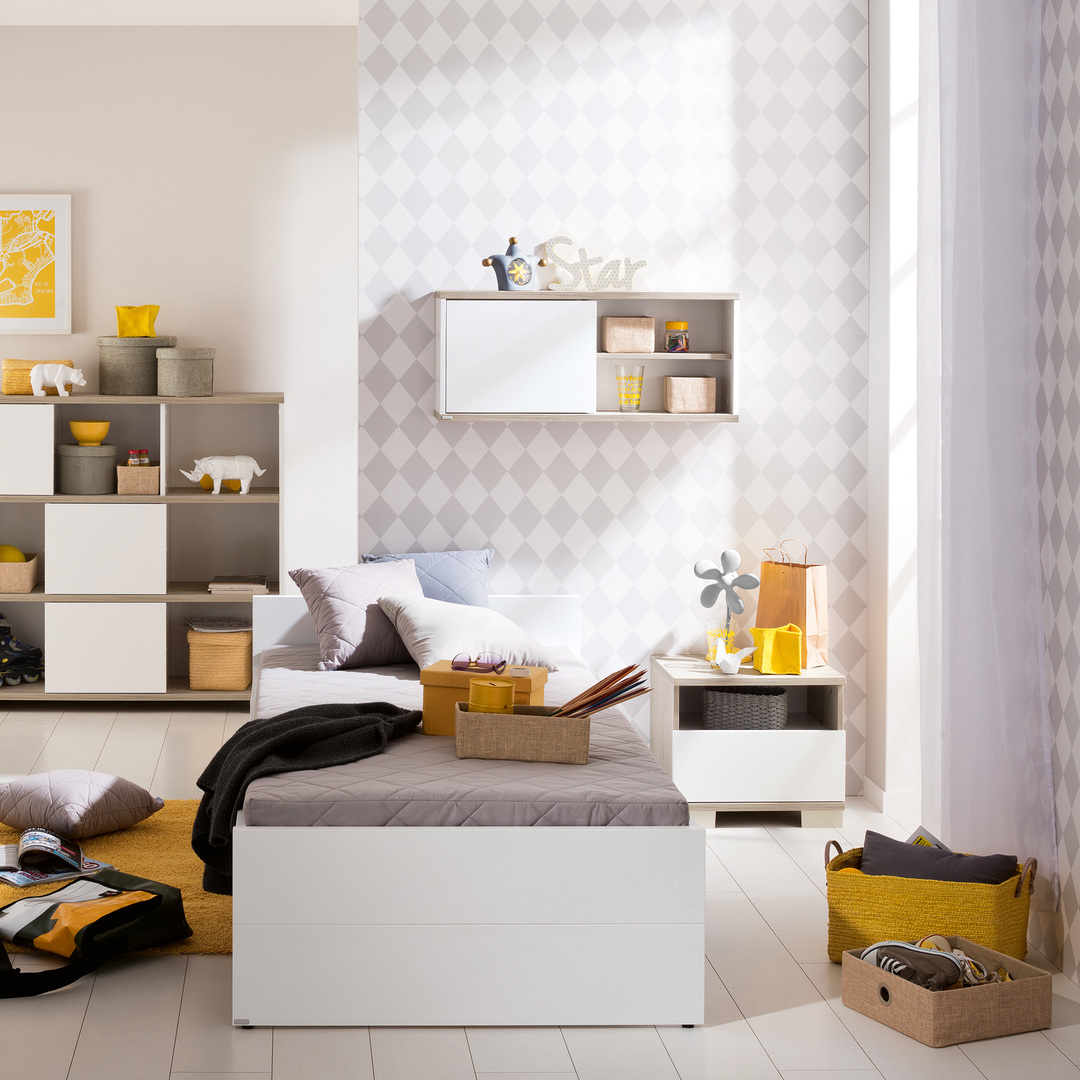 Wandregal Carlo mit Schiebetür 6