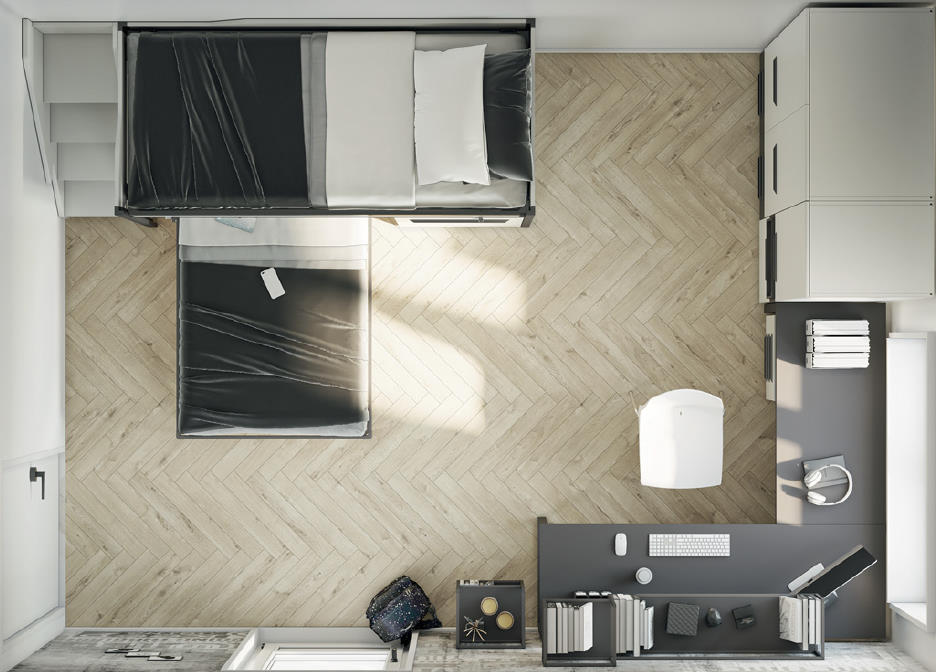 Kinderzimmer Bloom Chrome Set 8