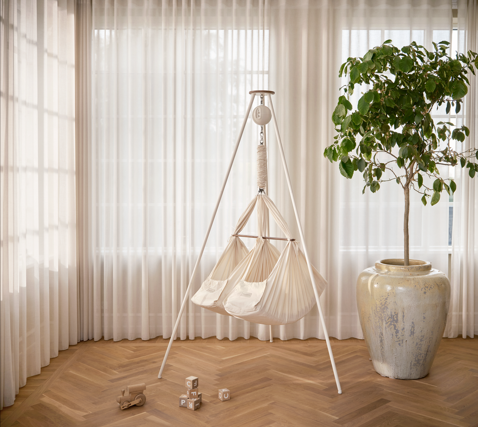 Zwillingswiege Bundle Connect Nature Weiss 3