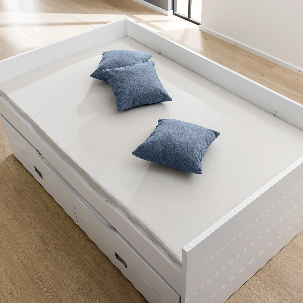 Partykissen aus Mikrofaser Tintenblau