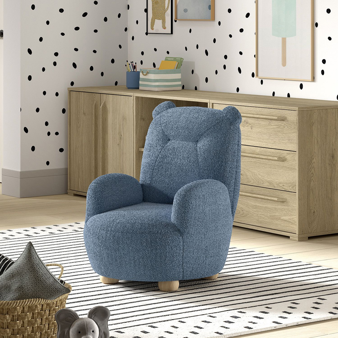Sofa Rocky Mini Bär Blau #2
