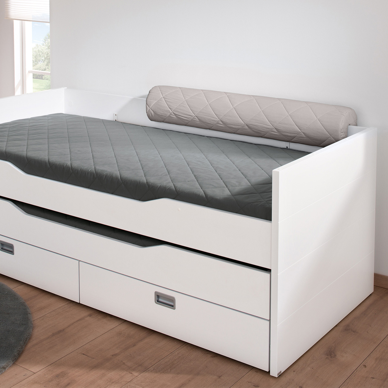 Comfortrolle aus Baumwolle Gross Taupe