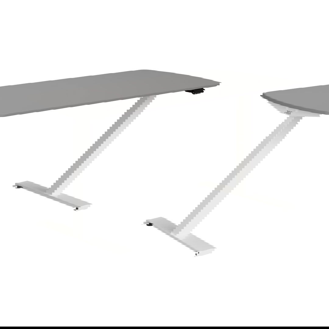 Schreibtisch E-Lion 1 150 Weiss Grau 1