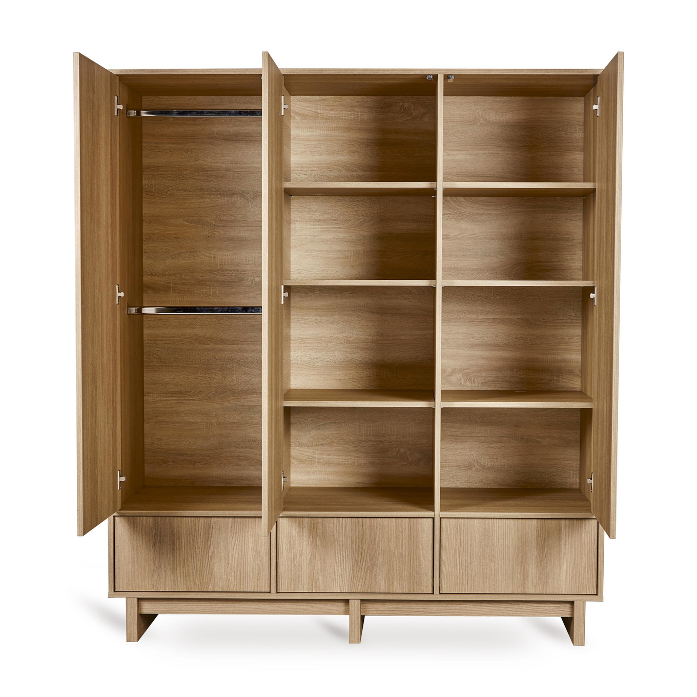 Kleiderschrank Kyo Honey Ash, 3-türig 3