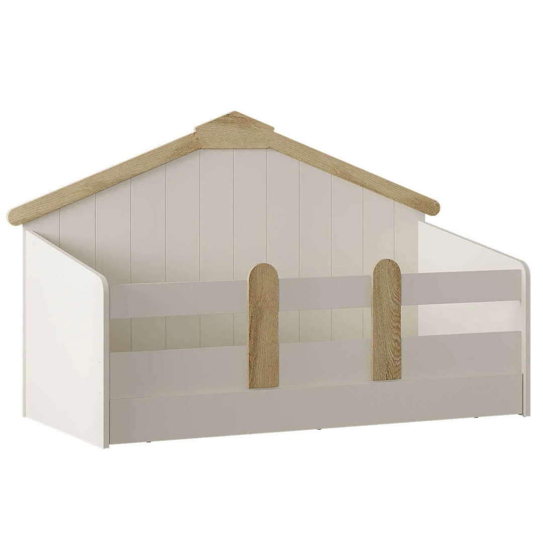 Hausbett Monte Holz, Weiss 1