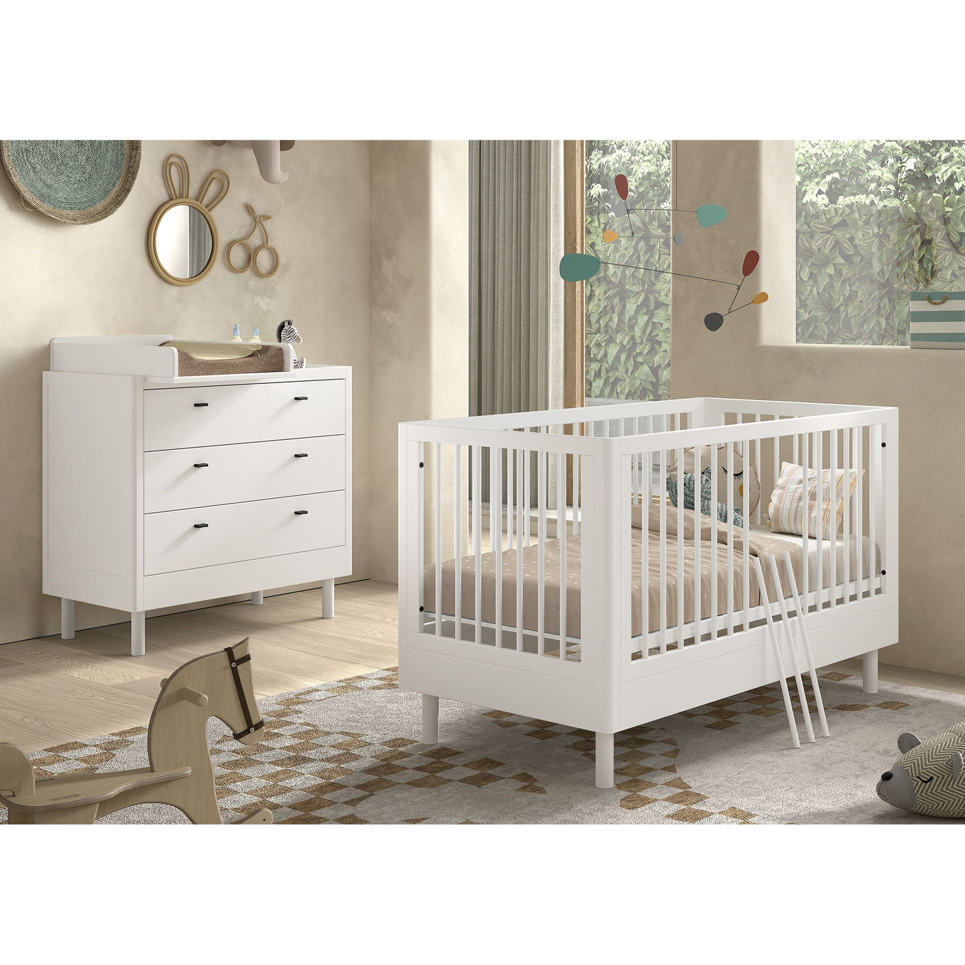 Babyzimmer Forrest Buche 3-teilig Set 2