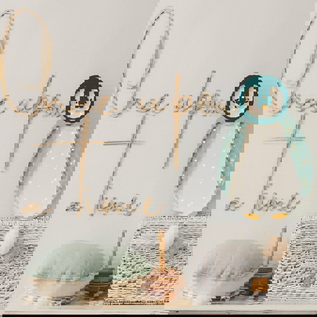 Nachtlampe Baby Pinguin Teal 3