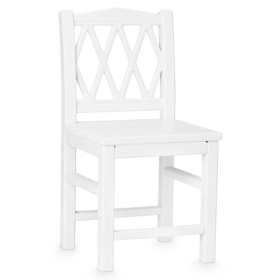 Kinderstuhl Harlequin Weiss
