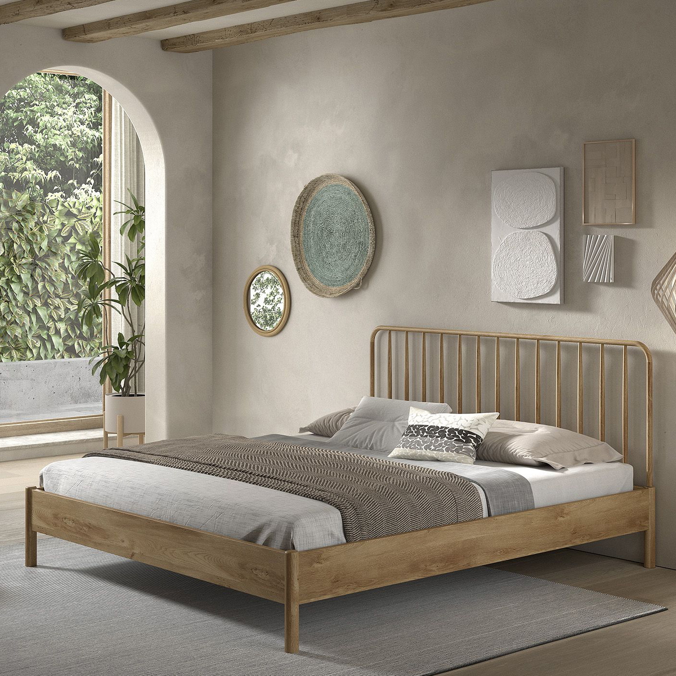 Bett Olive Spindle 180 x 200 cm #2