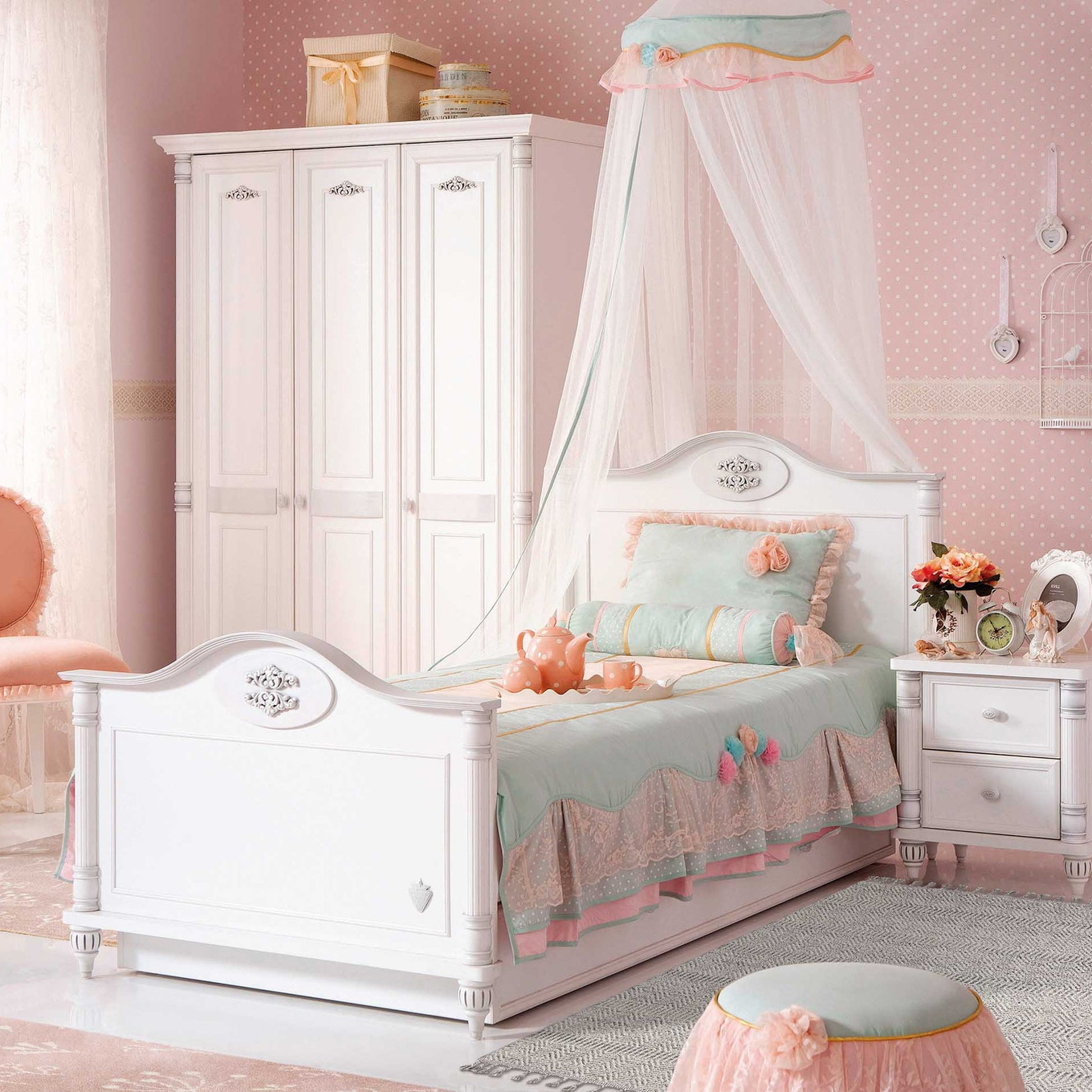 Bett Romantic Standard, 120 x 200 cm 2