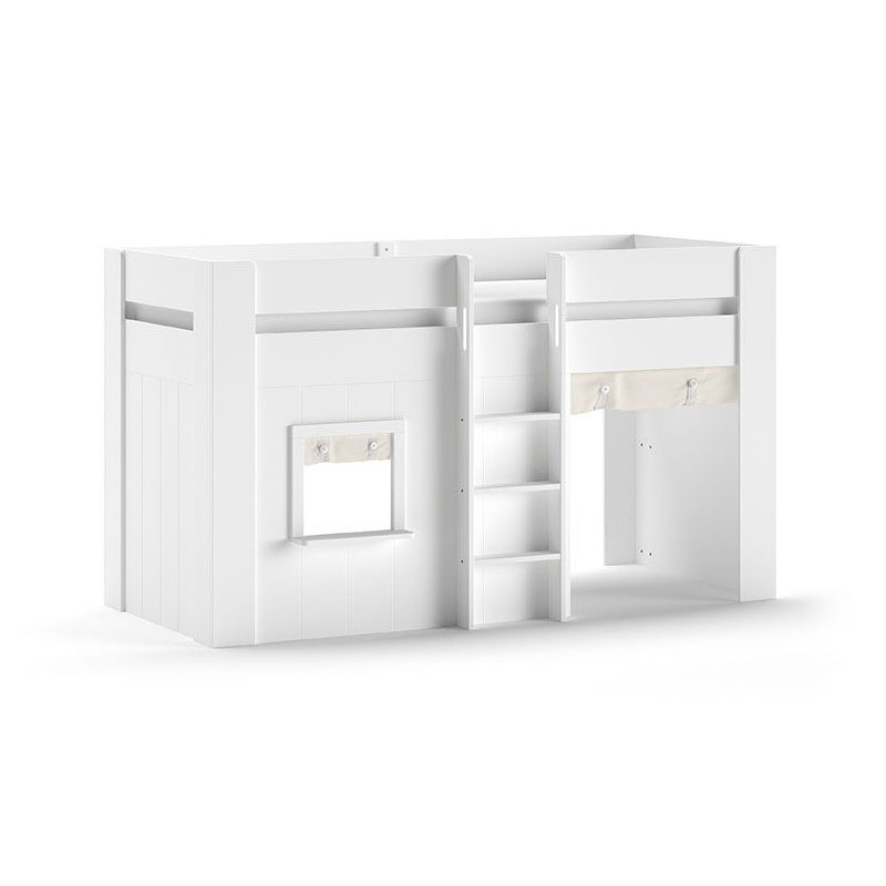 Halbhohes Bett Reno inkl. Spielvorhang