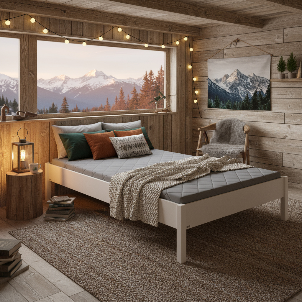 Studiobett Tiago Beige, 140 x 200 cm 3