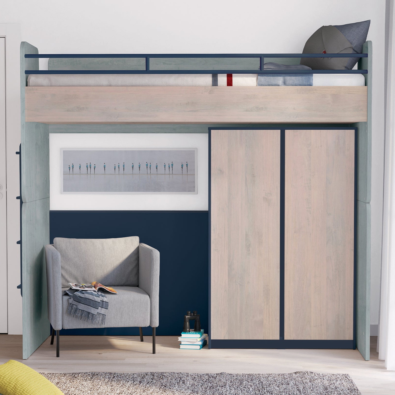 Erhöhung für Studio Trio Etagenbett #2