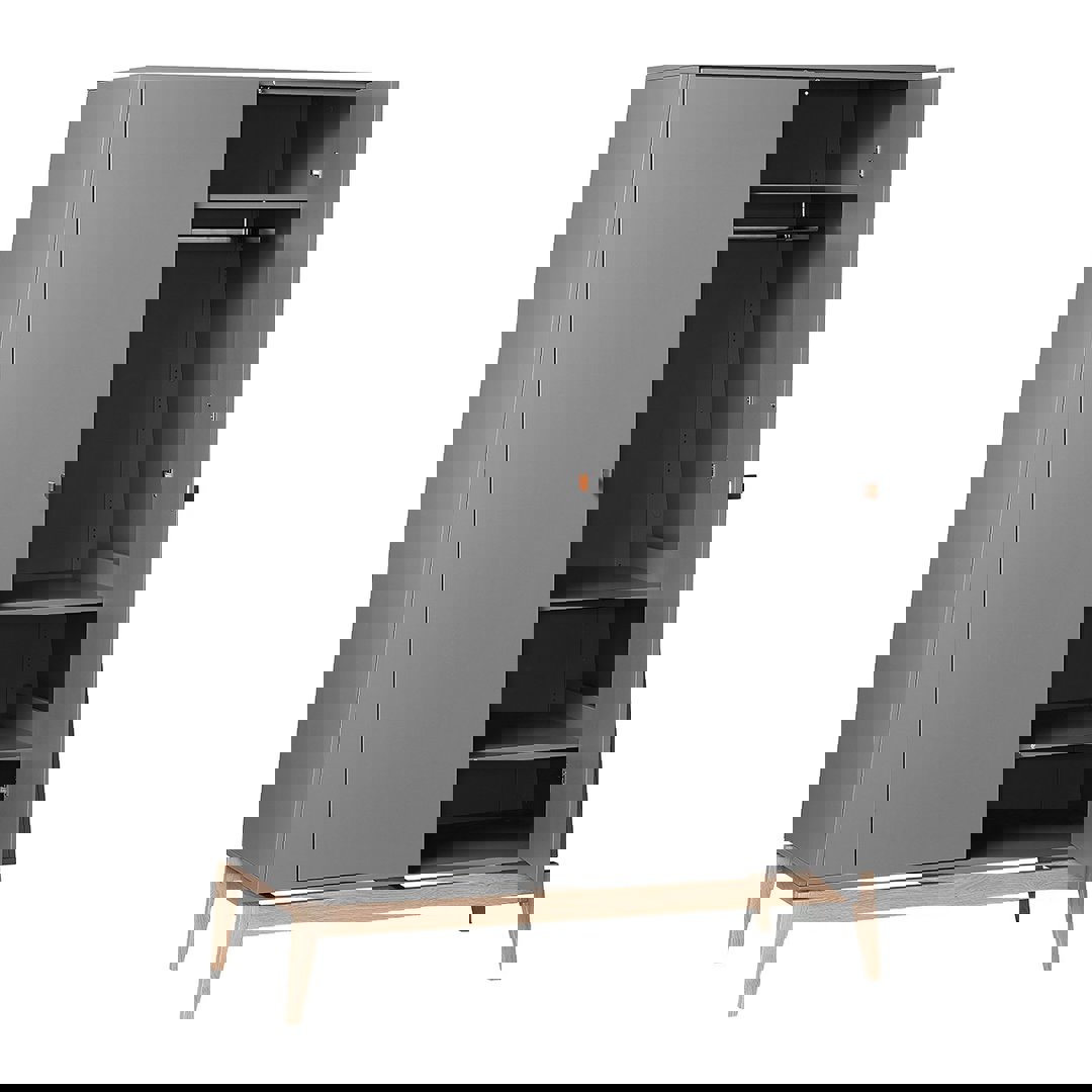 Kleiderschrank Luna Grau, Gross 3