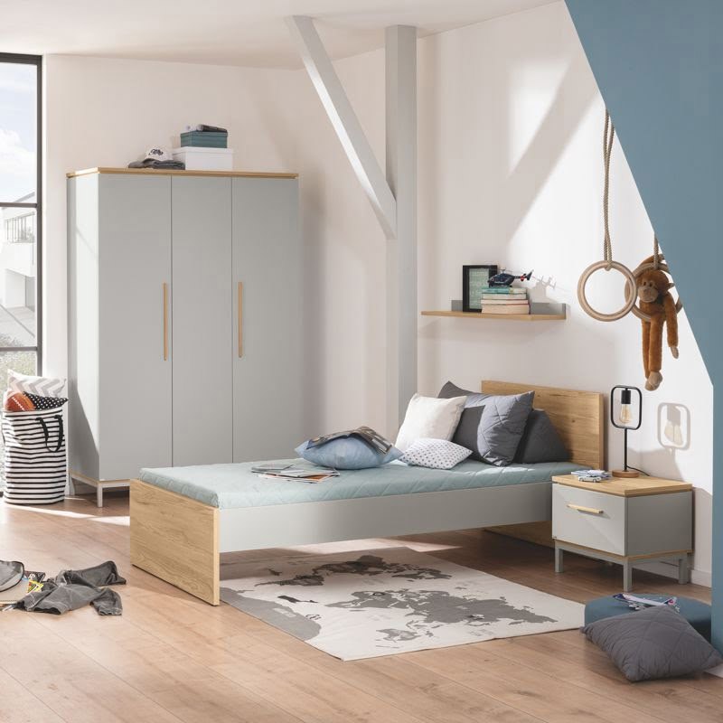 Kleiderschrank Benne 3-türig 4