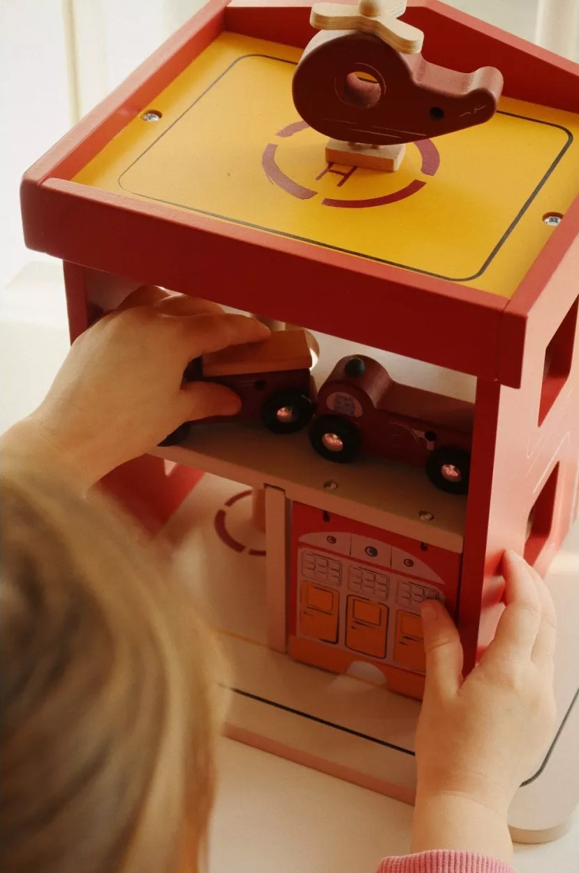 Holzspielzeug Feuerwehr 3
