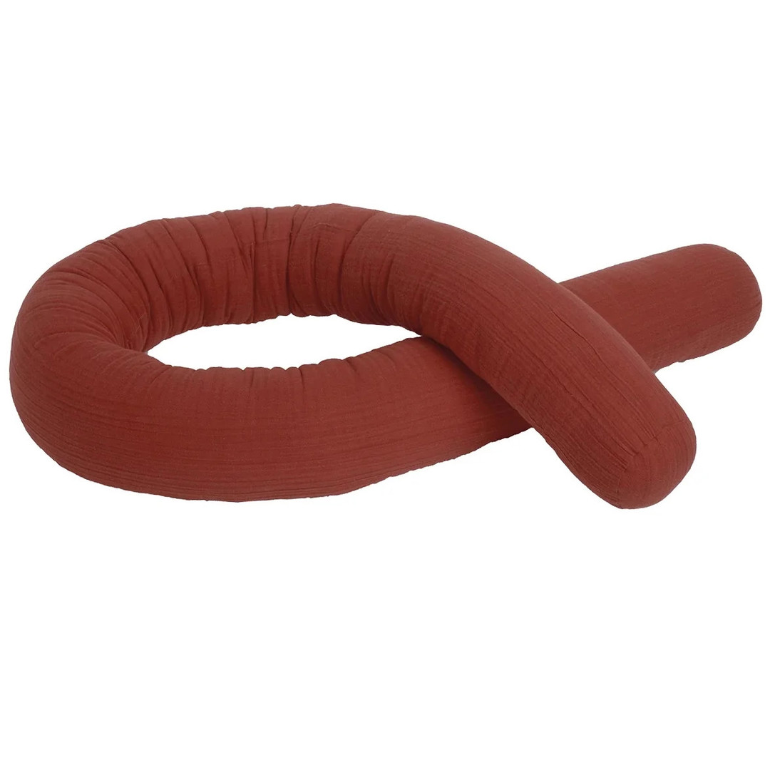 Bettschlange Musselin Rost