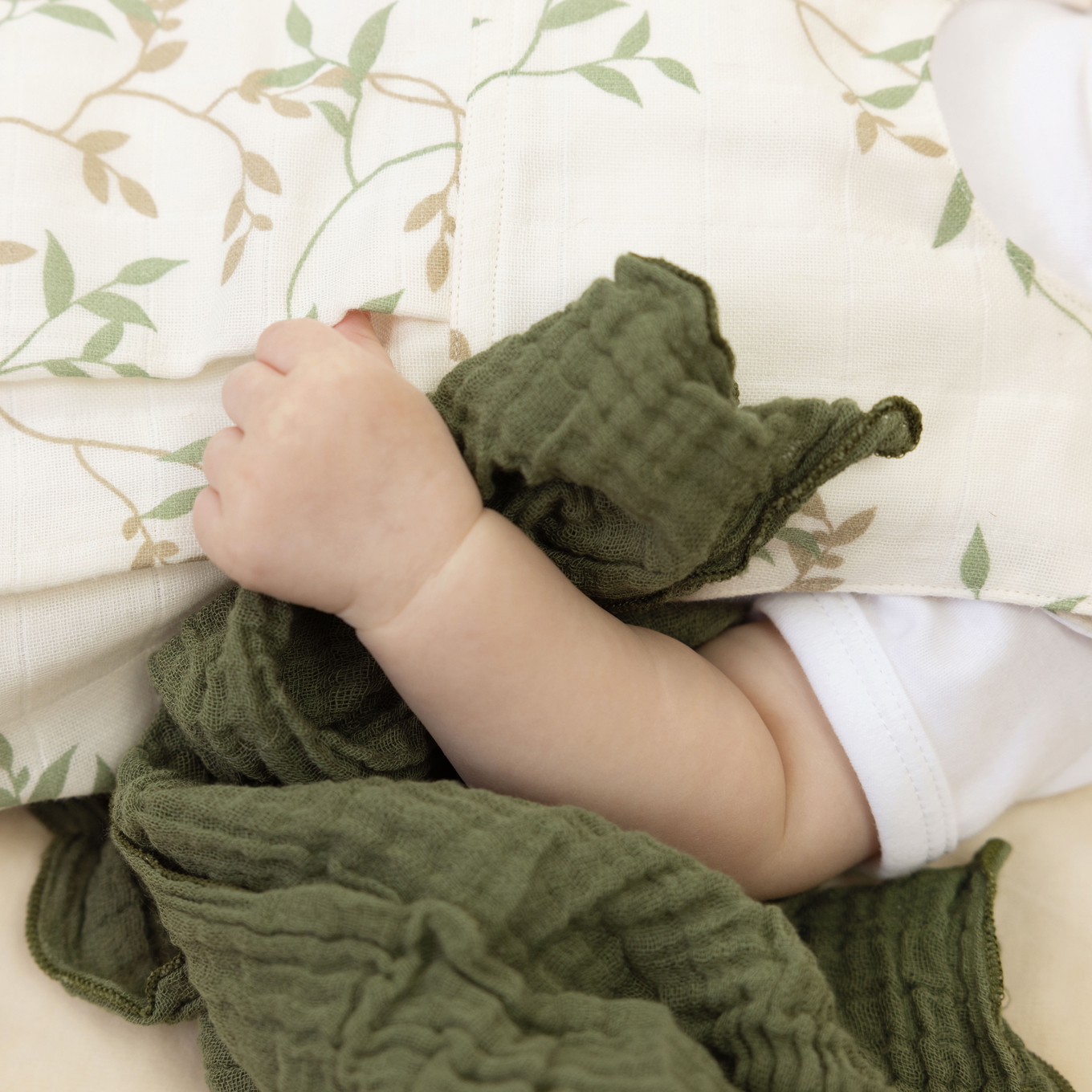 Gaze Spucktuch Uni Moss 2