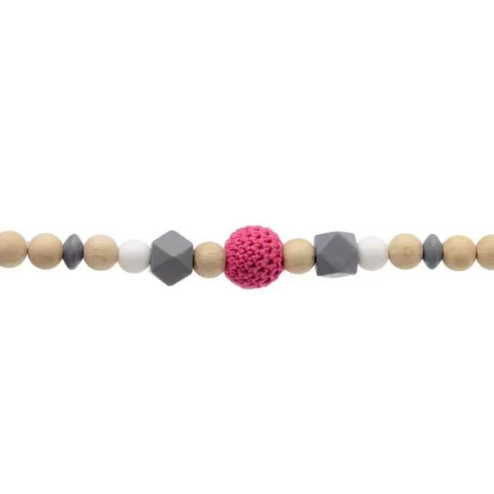 Schnullerkette Pink 2