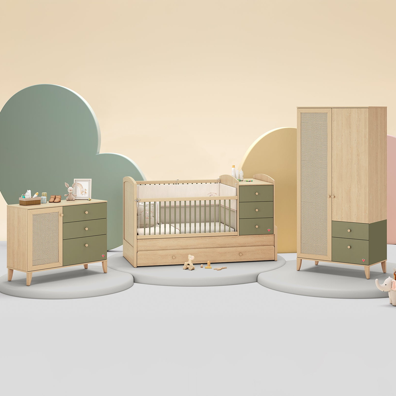 Babyzimmer Loof Baby Set