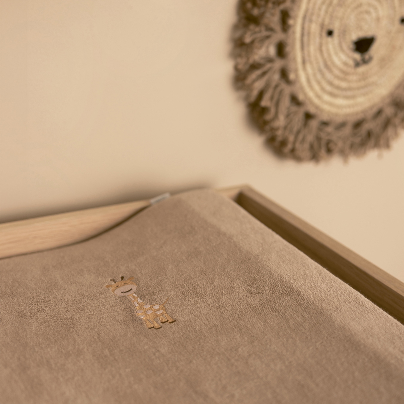 Wickelkissenbezug Stretch bestickt Steppe 2