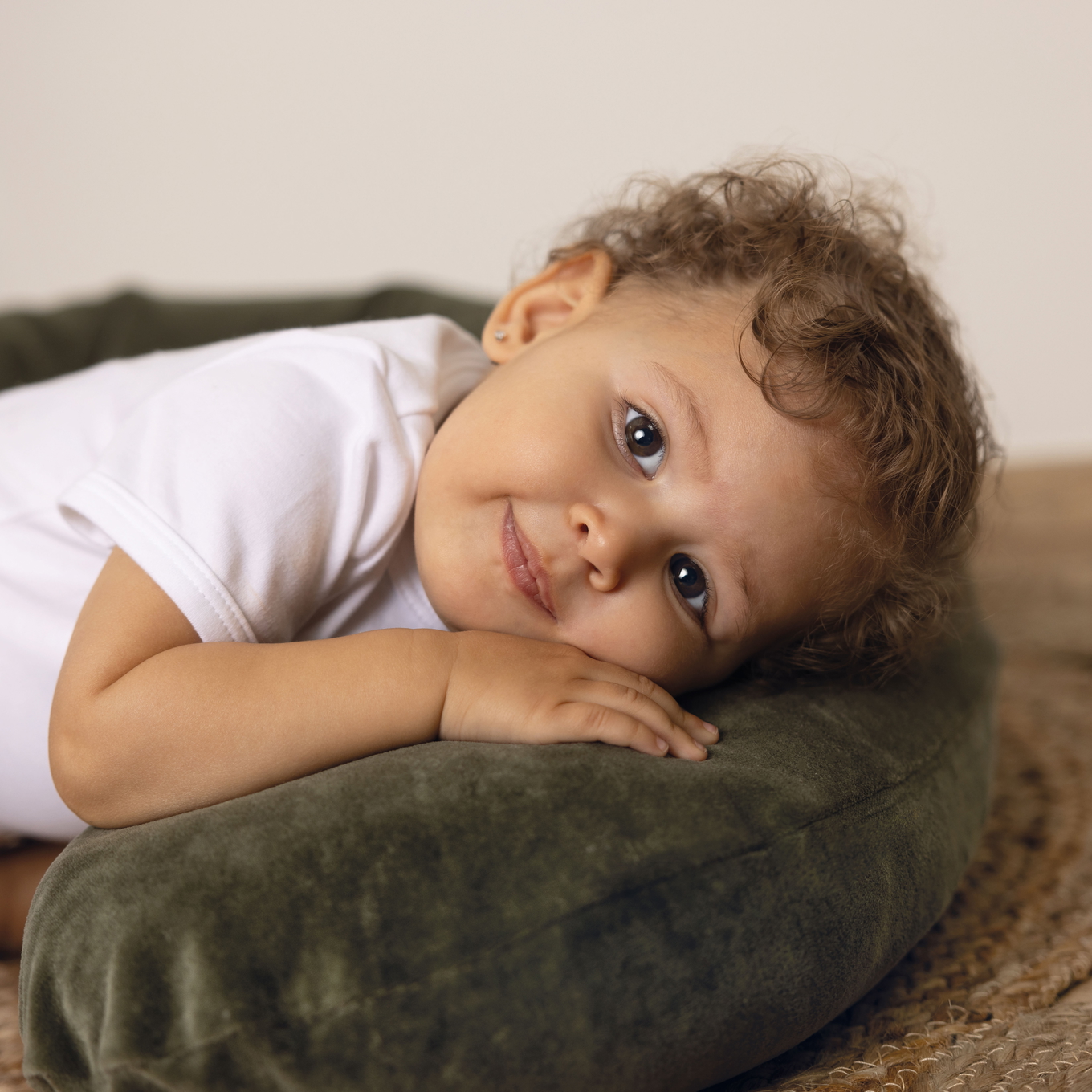 Stillkissen Samt Moss 3