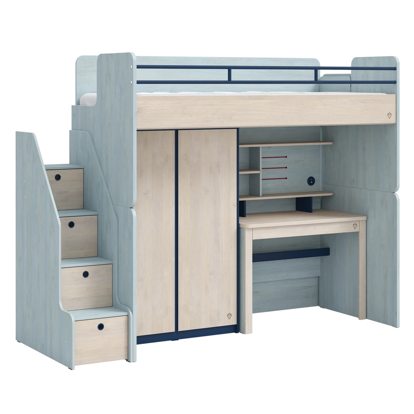 Hochbett Studio Trio Set Set 1 1