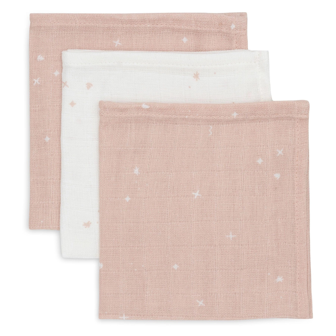 Spucktücher Twinkling 3er Set Klein Rosa 1
