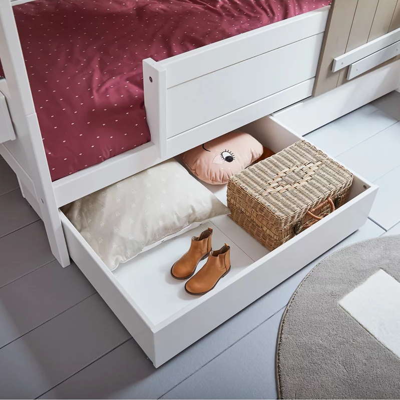 Ausziehkasten für Lifetime Betten Klein Weiss 2