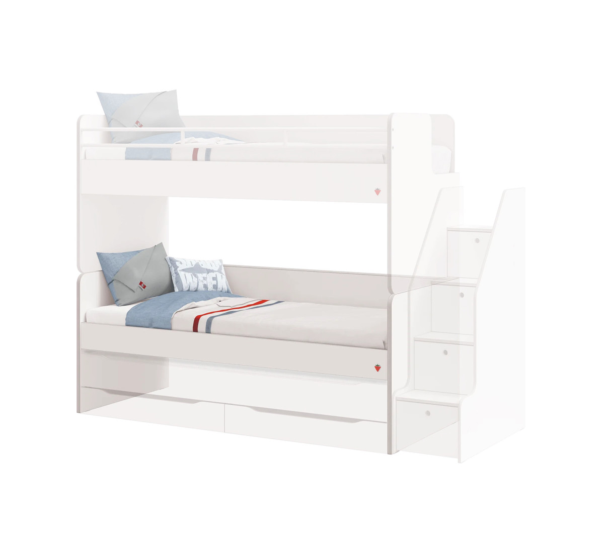 Bett Studio White 3