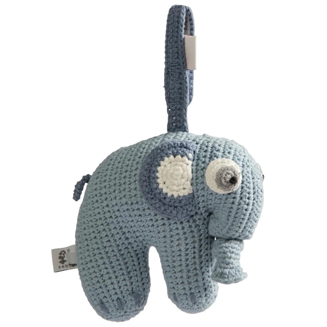 Spieluhr Fanto Elefant Puderblau 1