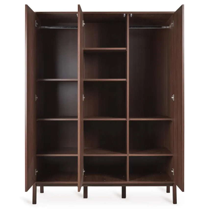 Kleiderschrank Ashi 3-türig, Chestnut 4