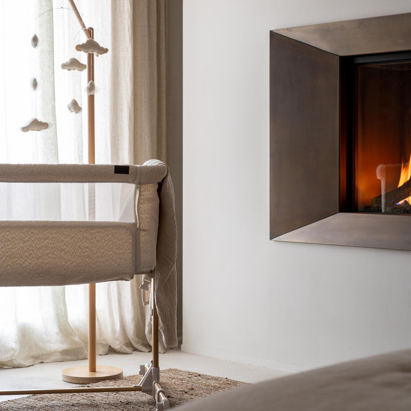 Beistellbett Side-By-Side Natural Cream 6