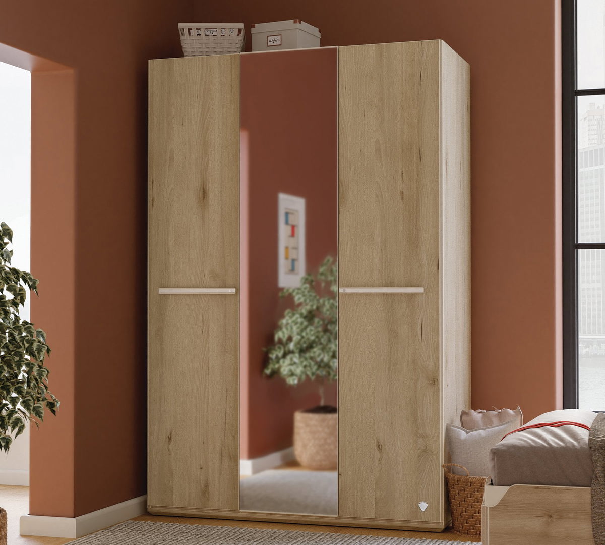 Kleiderschrank Duo 3-türig 3