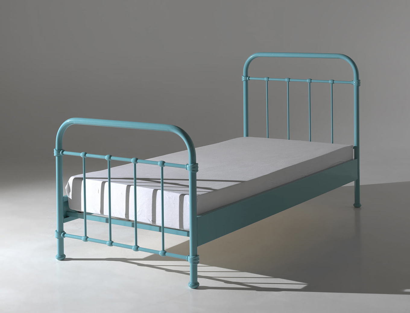 Metallbett New York Türkis 4