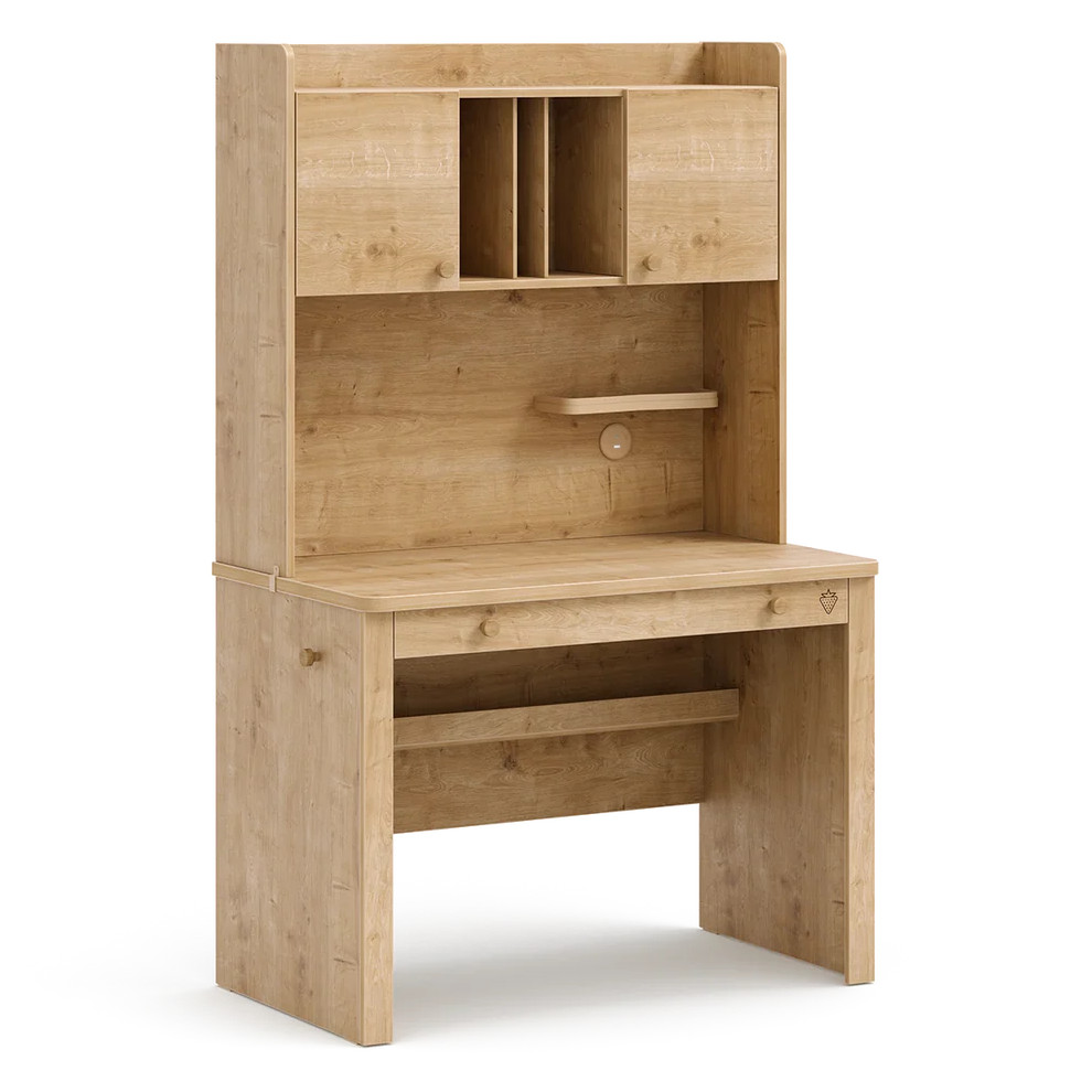 Schreibtisch Mocha mit Aufsatz