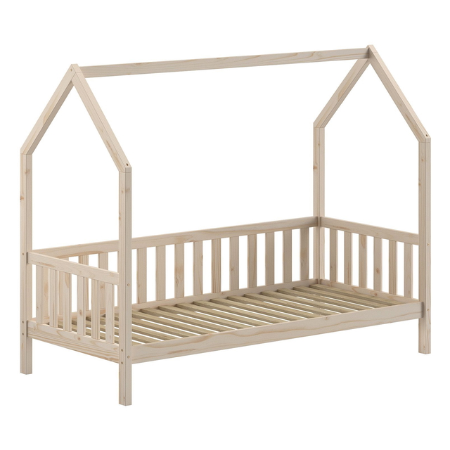 Hausbett Cabane mit Umrandung Natur