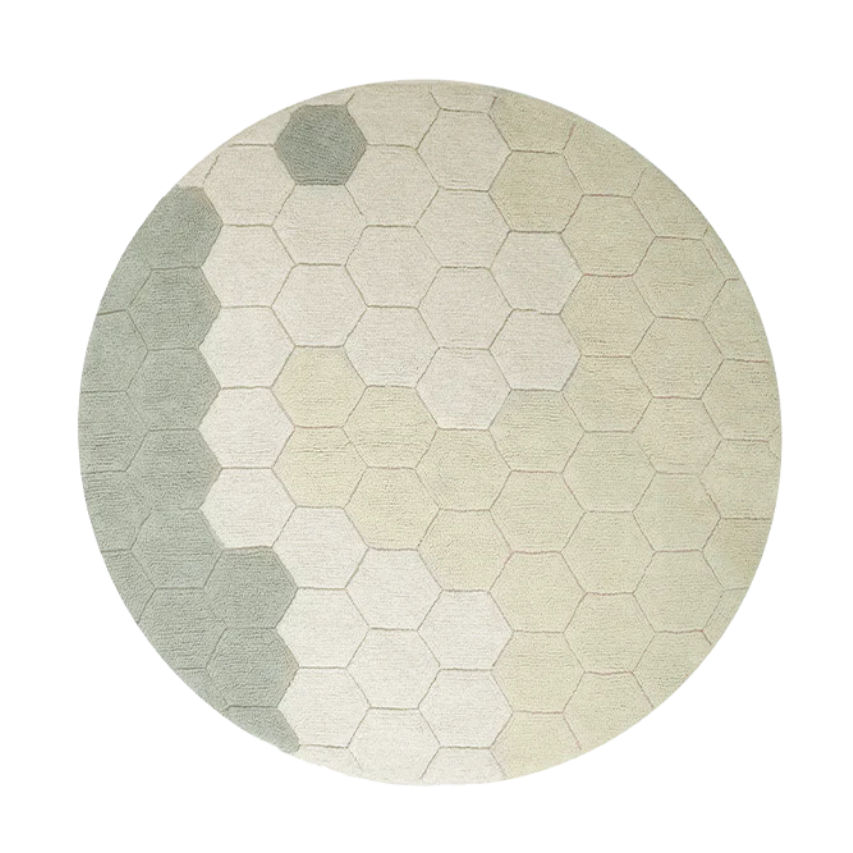 Teppich Honeycomb Blau
