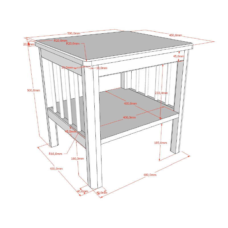 Kinderzimmer Forrest Eiche 4-teilig Set F 14