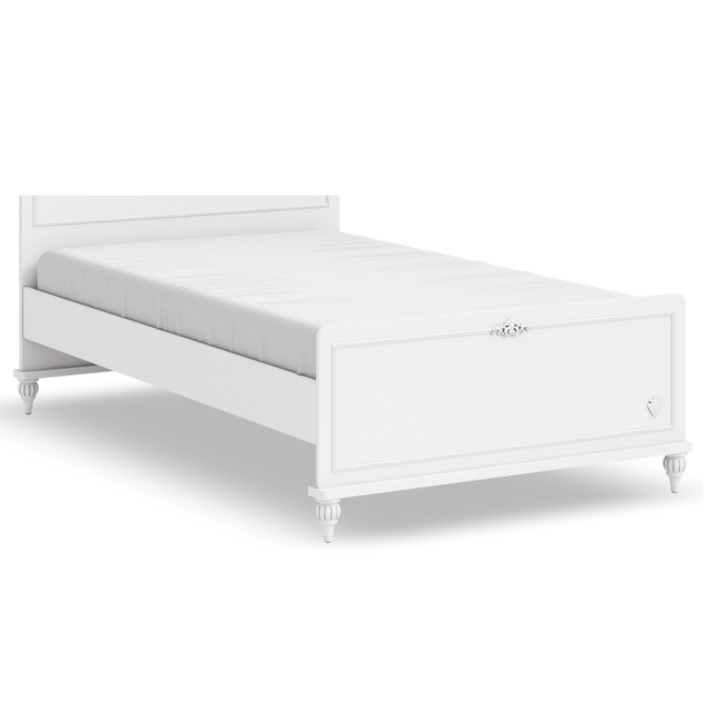 Bett Romantica ohne Kopfteil Standard, 120 x 200 cm