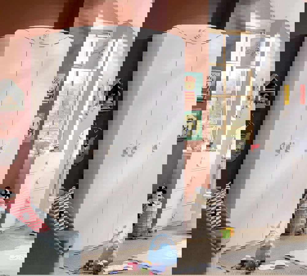 Kleiderschrank Baby Cotton 3-türig 4