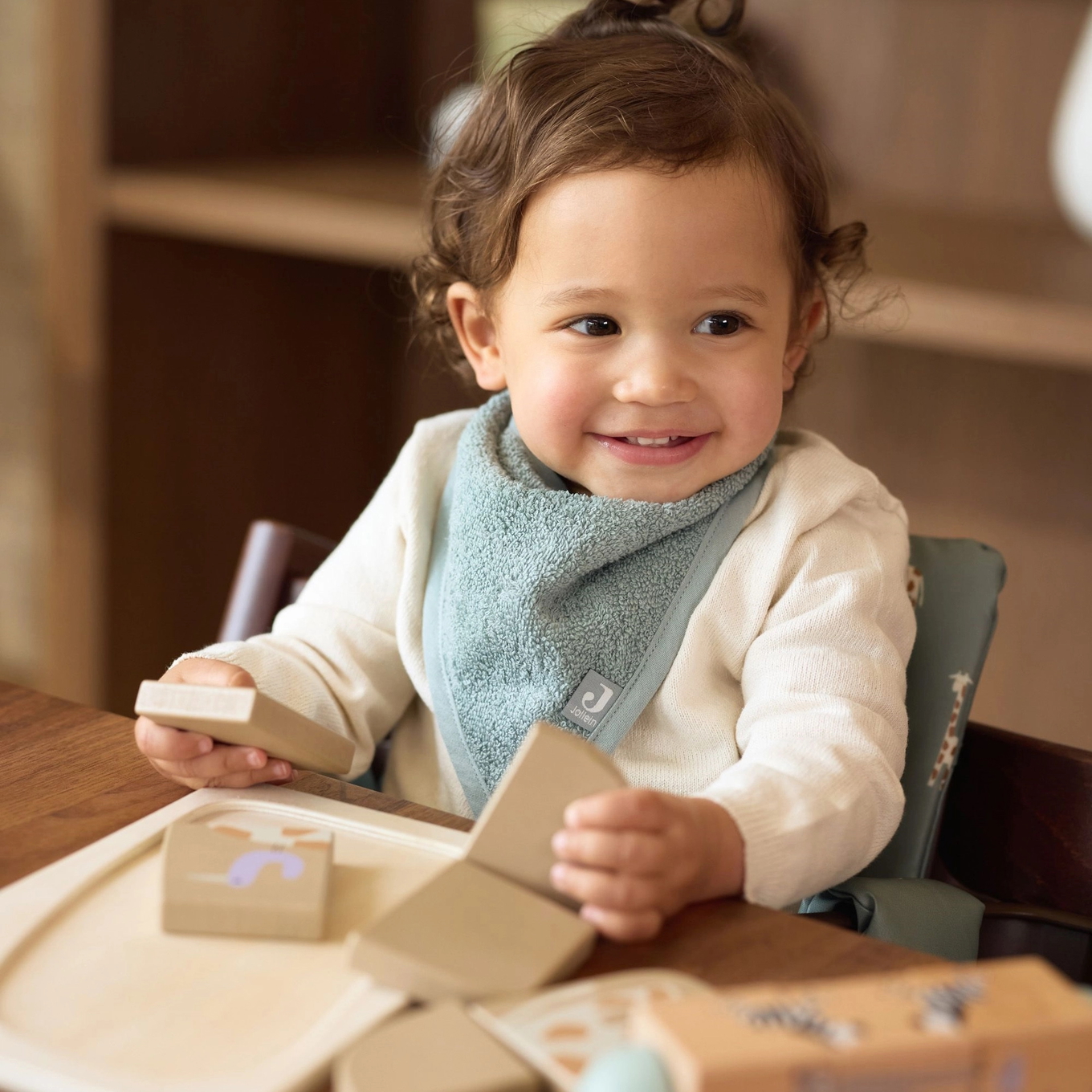 Lätzchen Bandana 2er Set Grün 2