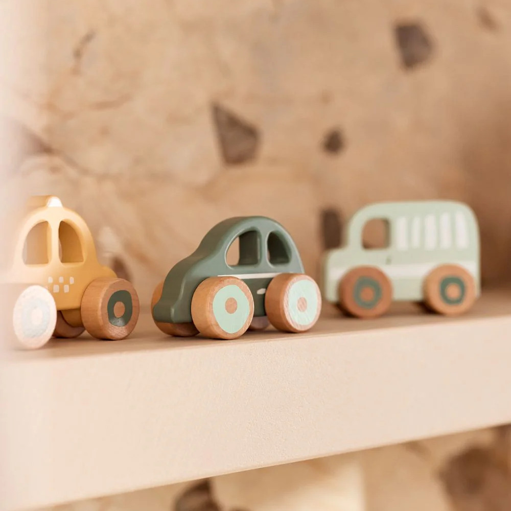 Holzautos 3er Pack 2