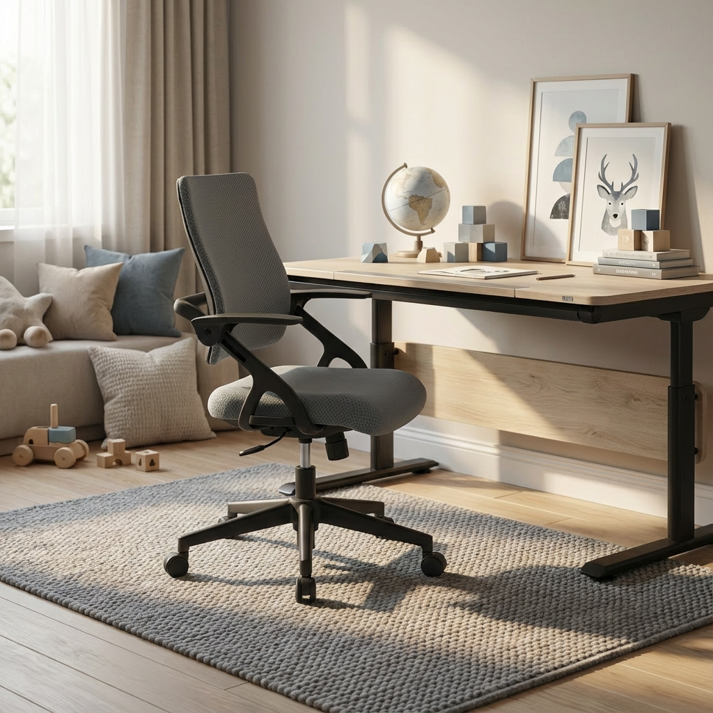 Bürostuhl Tio Schwarz Grau 3