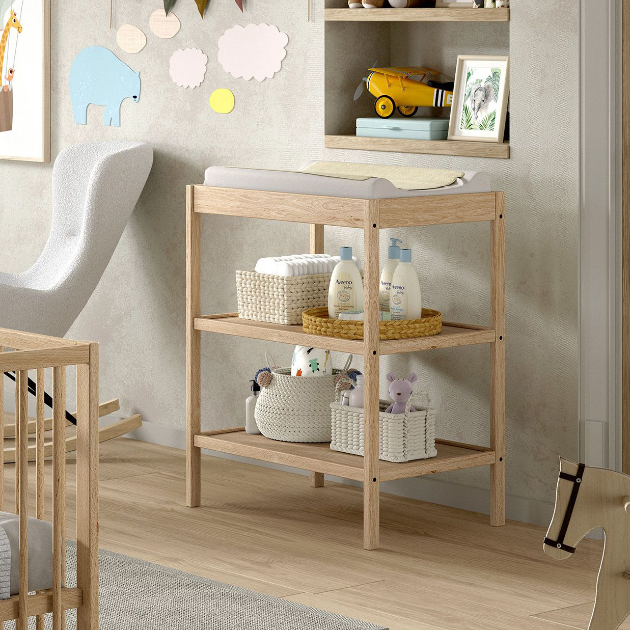 Wickeltisch Dino Holz #2