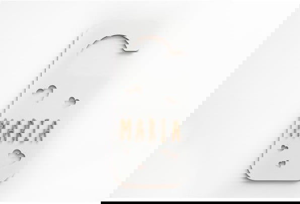 Türhänger Herz Weiss personalisierbar 1