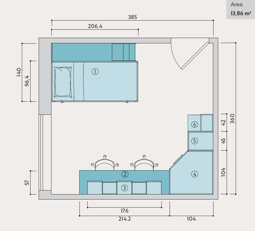 Kinderzimmer Bloom Abstract Set 10