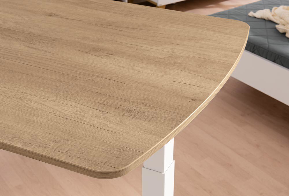 Schreibtisch E-Lion 1 150 Weiss Braun 8