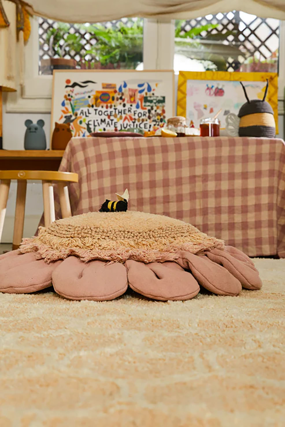 Sitzkissen Pink Daisy 9